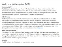 Tablet Screenshot of bookofcommonprayer.net